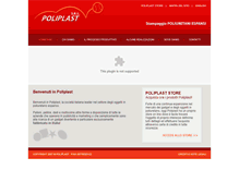 Tablet Screenshot of poliplast-srl.it